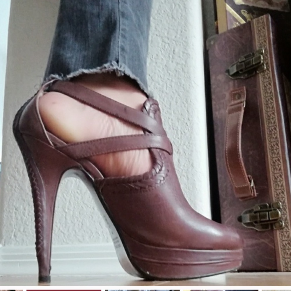 Max Studio Woven Platform Booties